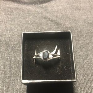 Natural Black Onyx ring